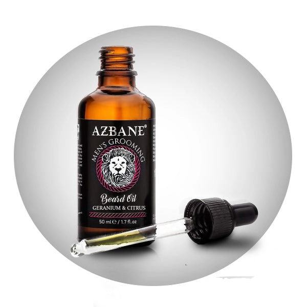 Premium Organic Beard Oil  - Geranium & Citrus .5 Fl oz 1