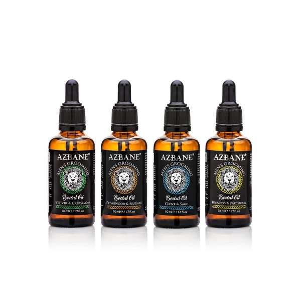 Beard Oil Samples - Generous Sample Premium set - Best 4 Scents Default Title 1