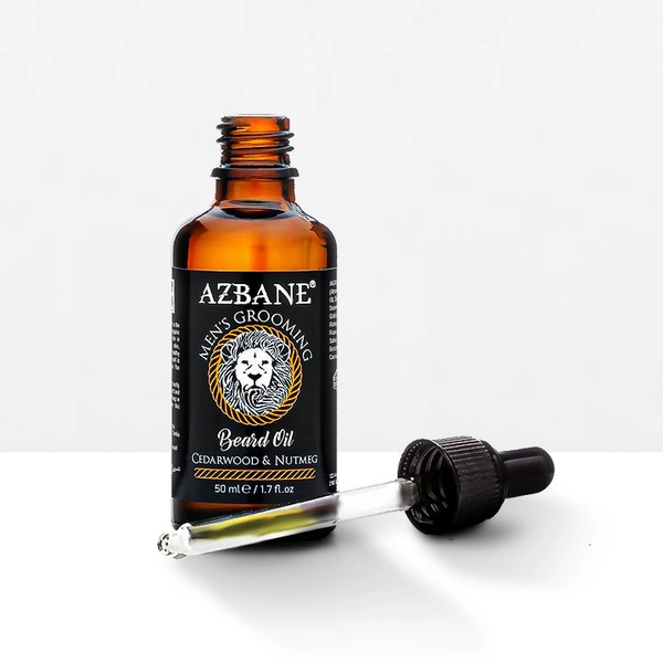 Organic Premium Beard Oil - Cedarwood and Nutmeg 1.7Fl oz 1