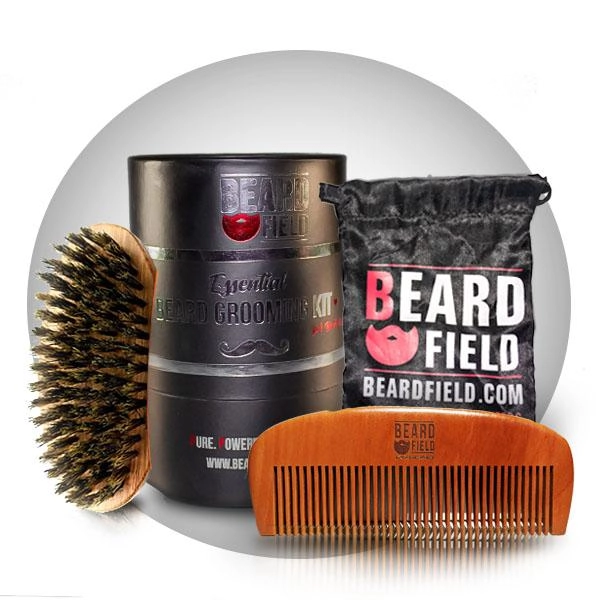 Beard Brush and Beard Comb Set for Bearded Men | Grooming Like a Pro | Beardfield Default Title 1